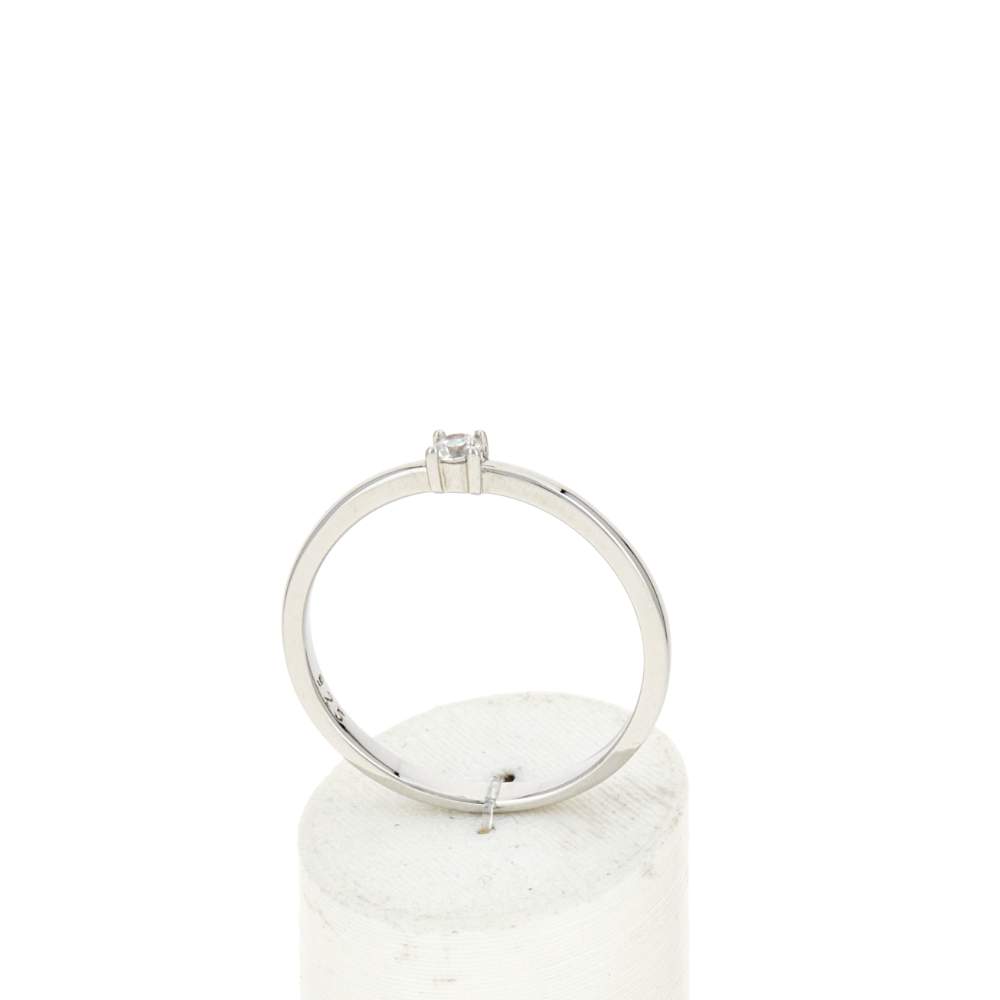 Bague argent 925 et zirconias - vue 2