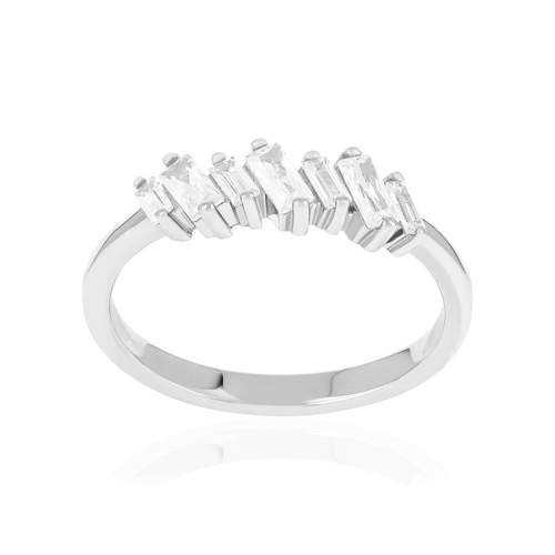 Bague argent 925 et zirconias
