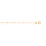 Chaine or 750 maille forcat 50 cm - vue 1