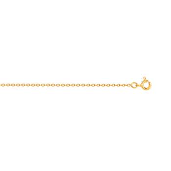 Chaine or 750 maille forcat 50 cm