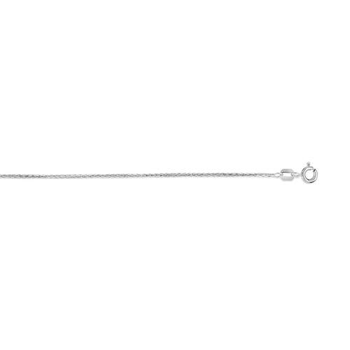 Gold 750 white palm chain 40 cm