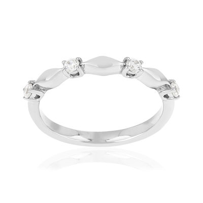 925 zilver en zirkonia ring