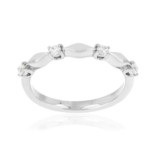 925 zilver en zirkonia ring