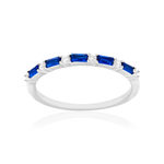 Bague argent 925 pierres imitation et zirconias - vue 1