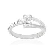 Bague argent 925 et zirconias