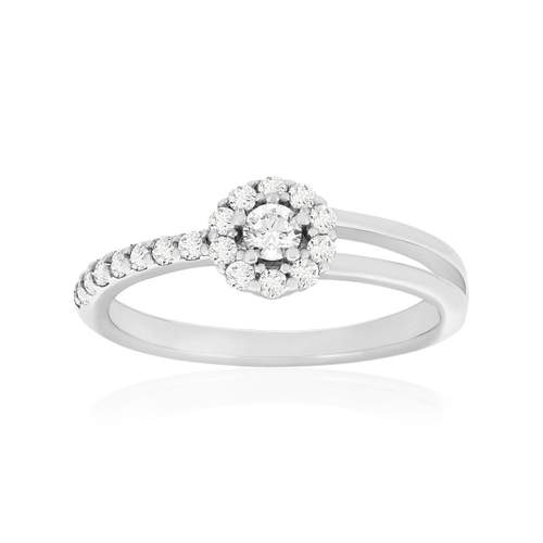 Bague argent 925 et zirconias