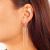 Boucles d'oreilles argent 925 - vue Vporté 1