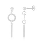 Boucles d'oreilles argent 925 - vue 1