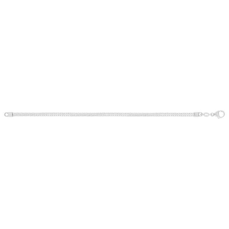 Bracelet argent 925 maille fantaisie 19,5cm - vue 2