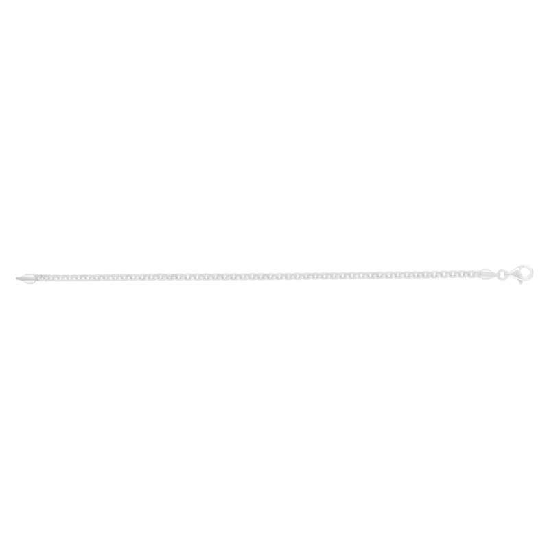 Bracelet argent 925 maille fantaisie 19,5cm - vue 2