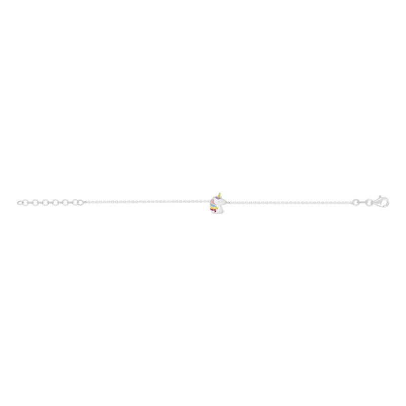 Bracelet argent 925 motif licorne 18cm - vue 2