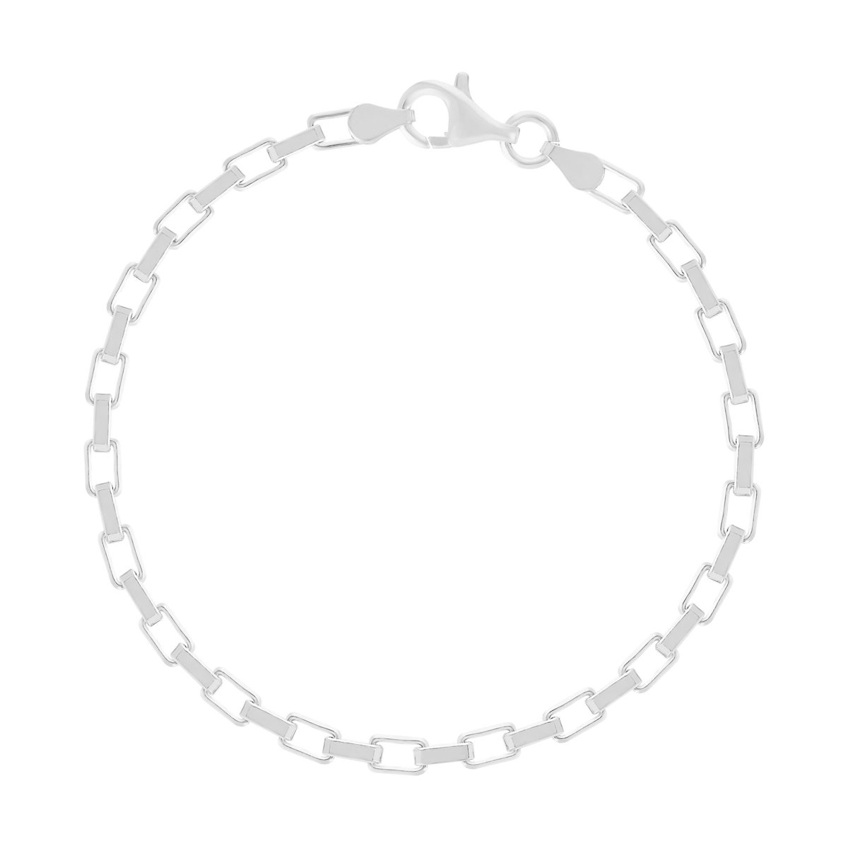 Bracelet argent 925 maille fantaisie 21cm