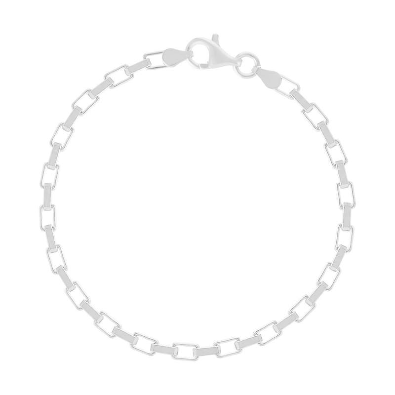 Bracelet argent 925 maille fantaisie 21cm - vue 1
