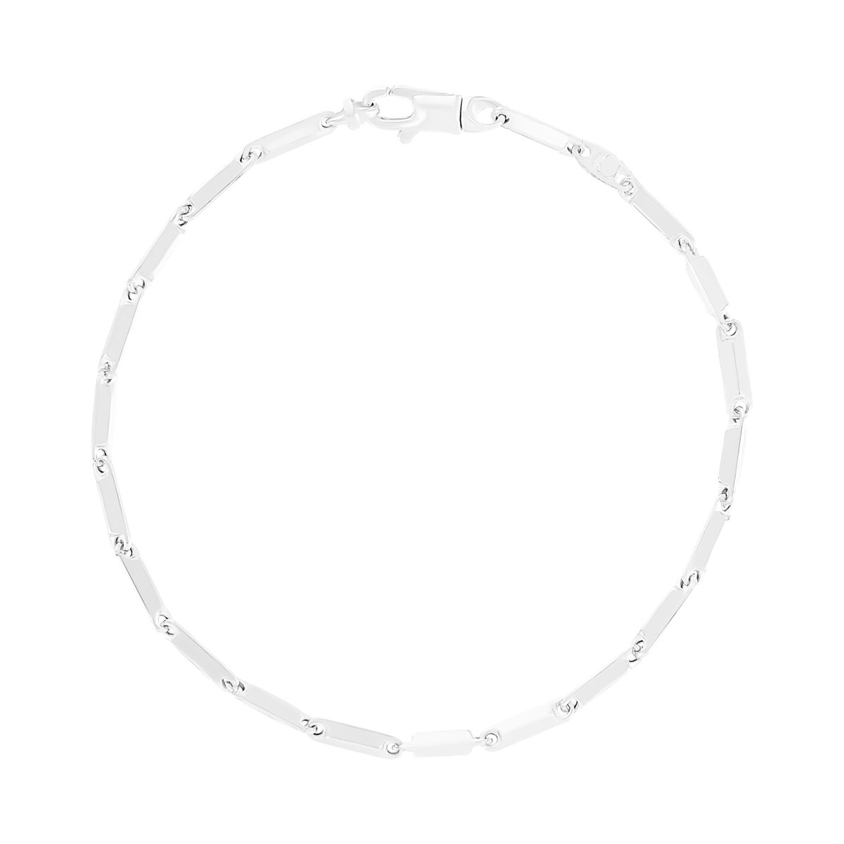 Bracelet argent 925 maille fantaisie 22cm