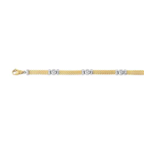 Bracelet 2 ors 750 diamant