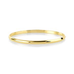 Bracelet jonc or 750 jaune - vue 1