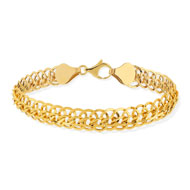 Bracelet or 750 jaune 19 cm