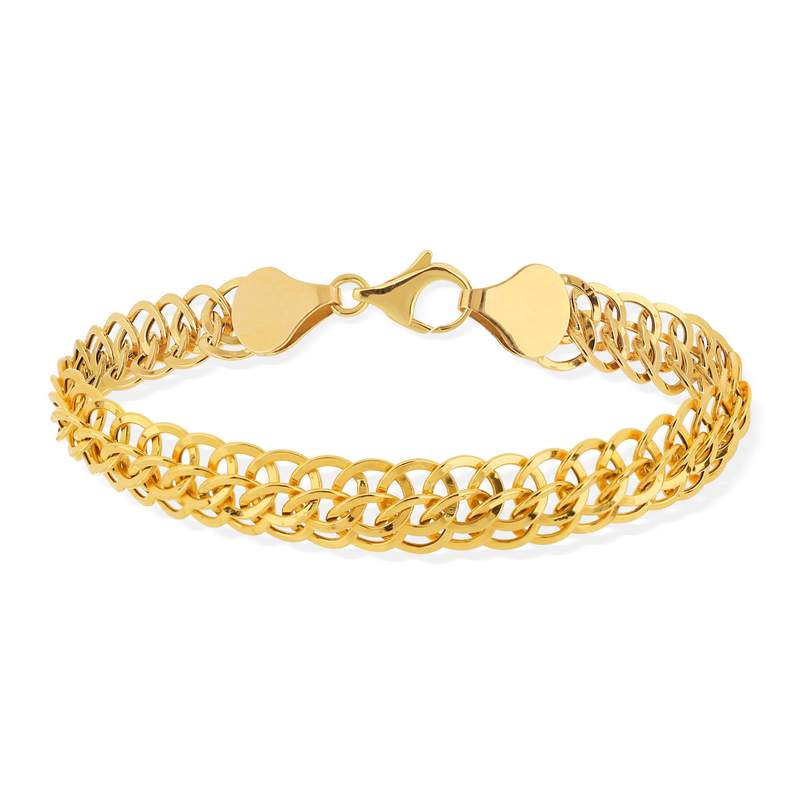 Bracelet or 750 jaune 19 cm - vue 1