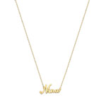 Collier or 750 jaune prénom 40 cm - vue 1
