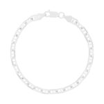 Bracelet argent 925 maille marine 21cm - vue 1