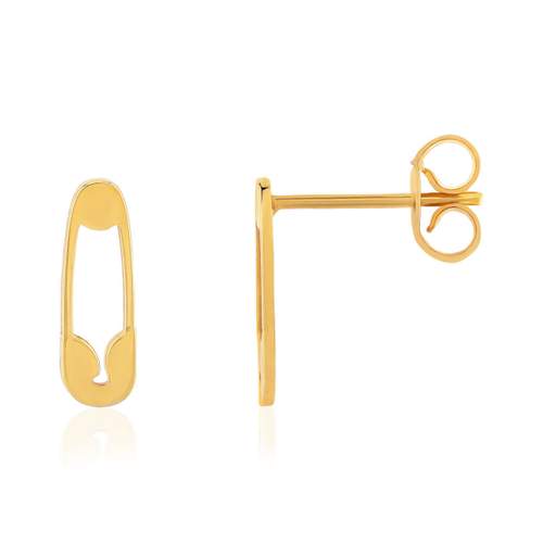 Boucles d'oreilles or 750 jaune épingle