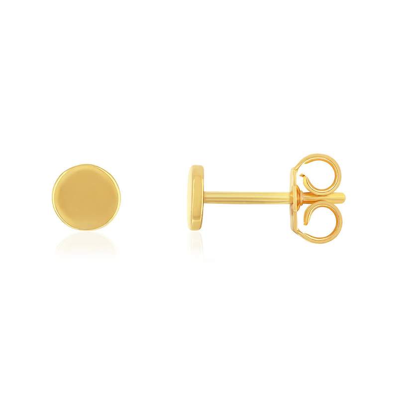 Boucles d'oreilles or 750 jaune - vue 1