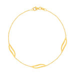 Bracelet or 750 jaune 19 cm - vue 1