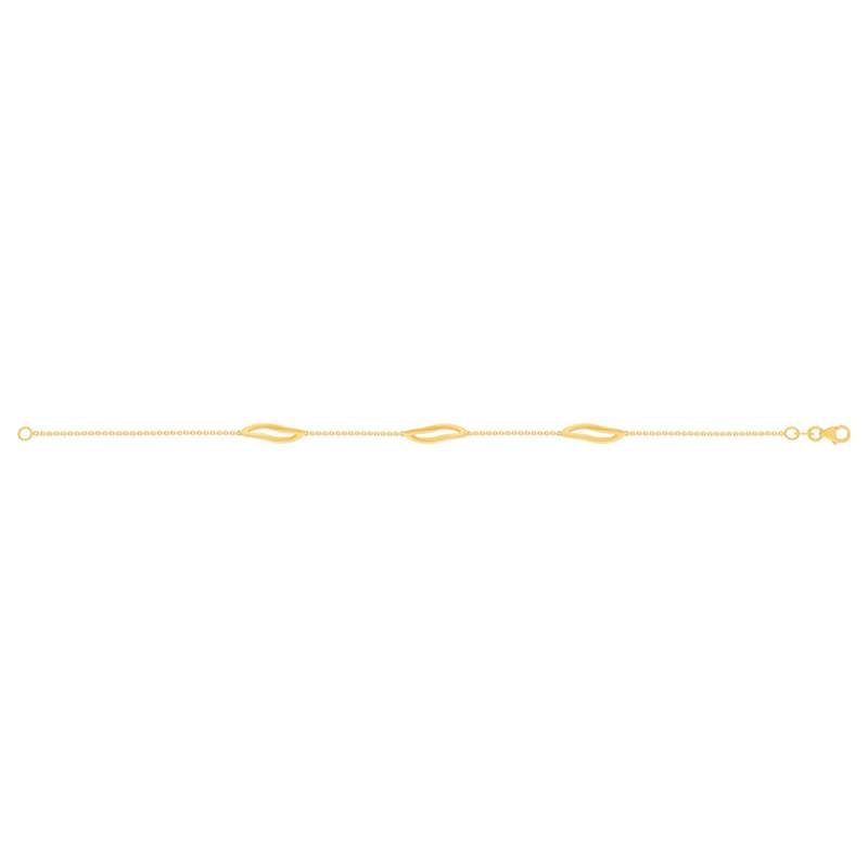 Bracelet or 750 jaune 19 cm - vue 2