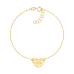 Bracelet or 750 jaune 19cm - vue 1