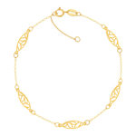 Bracelet or 750 jaune 19cm - vue 1