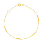 Bracelet or 750 jaune 19cm - vue 1