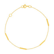 Bracelet or 750 jaune 19cm