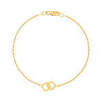 Bracelet or 750 jaune 18cm - vue 1