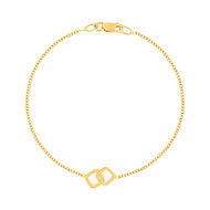 Bracelet or 750 jaune 18cm