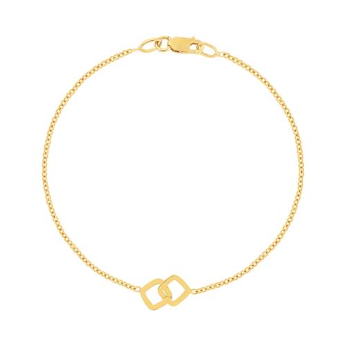 750 geelgouden armband 18cm
