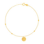 Bracelet or 750 jaune 19cm - vue 1