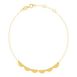 Bracelet or 750 jaune 19cm - vue 1