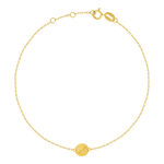 Bracelet or 750 jaune 19cm - vue 1