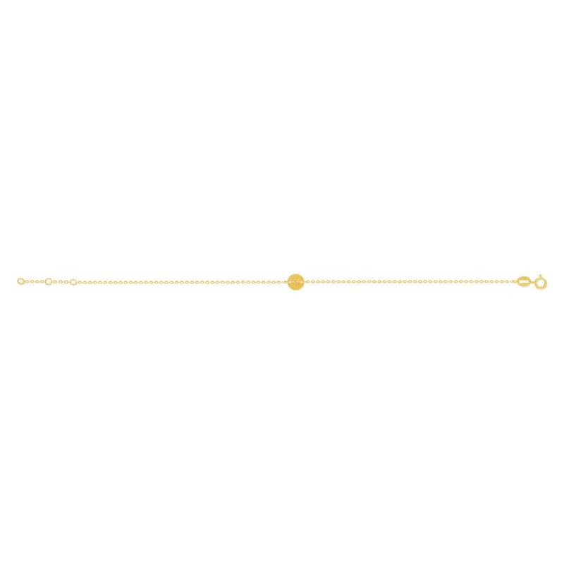 Bracelet or 750 jaune 19cm - vue 2