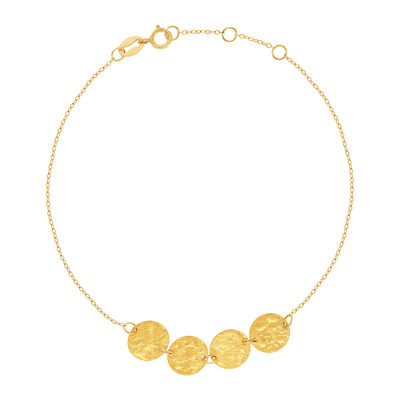 Bracelet or 750 jaune 19cm