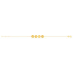 Bracelet or 750 jaune 19cm - vue 2