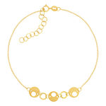 Bracelet or 750 jaune 19cm - vue 1