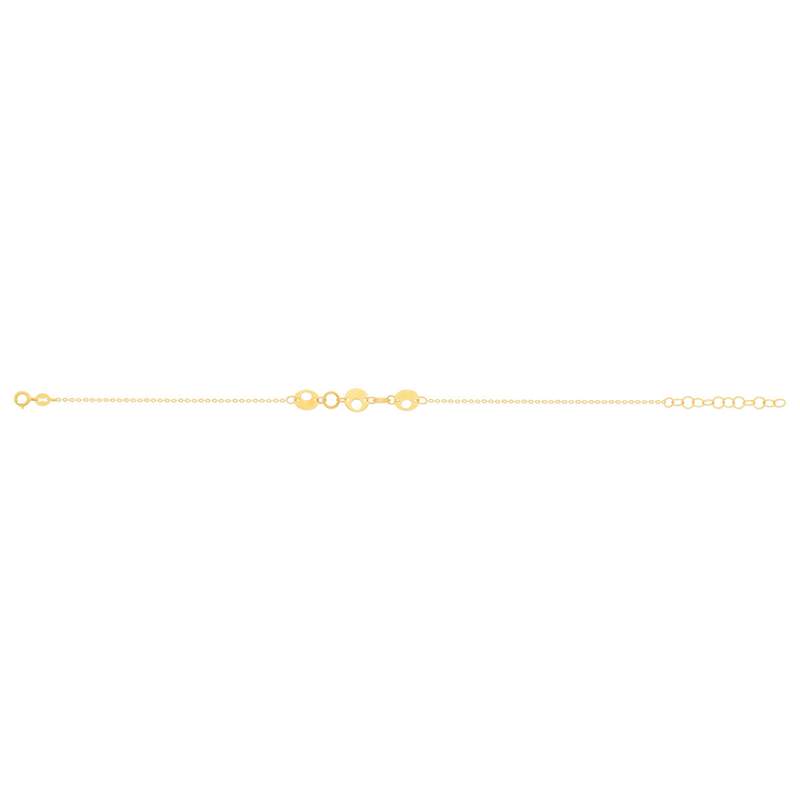 Bracelet or 750 jaune 19cm - vue 2
