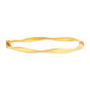 Bracelet jonc or 375 jaune 18,5cm - vue V1