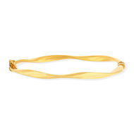 Bracelet jonc or 375 jaune 18,5cm