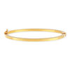 Bracelet jonc or 375 jaune 18,5cm - vue V1