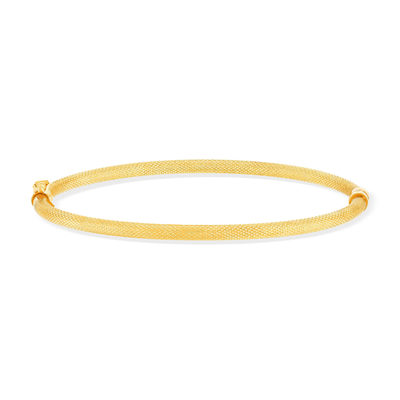 Bracelet jonc or 375 jaune 58mm - vue 1