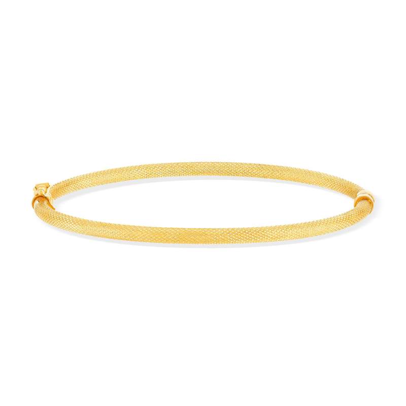 Bracelet jonc or 375 jaune 58mm - vue 1