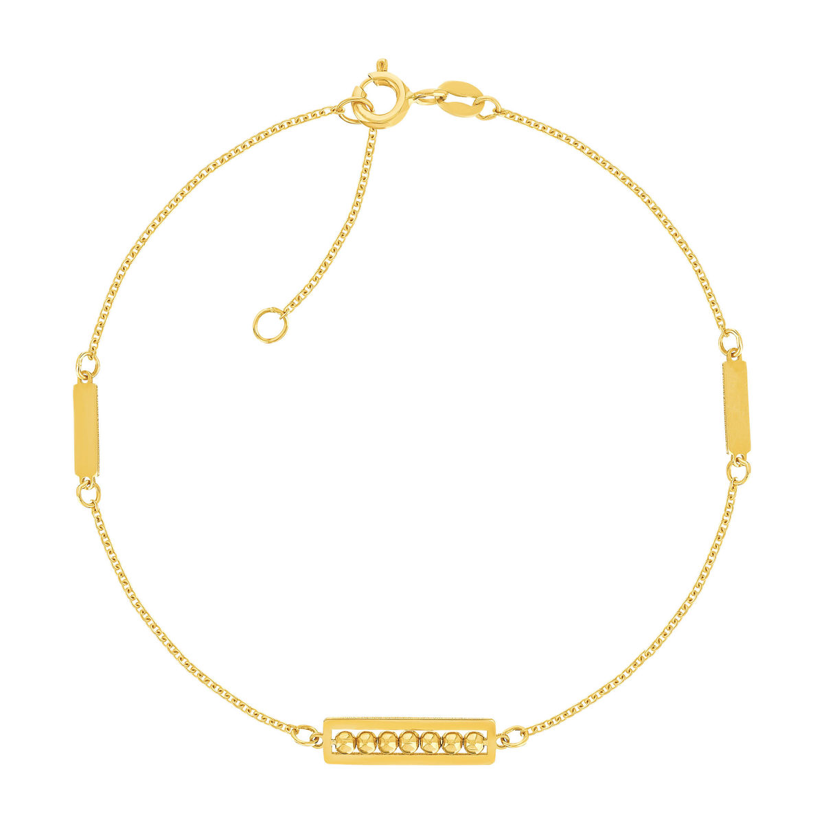 Bracelet or 375 jaune 19cm