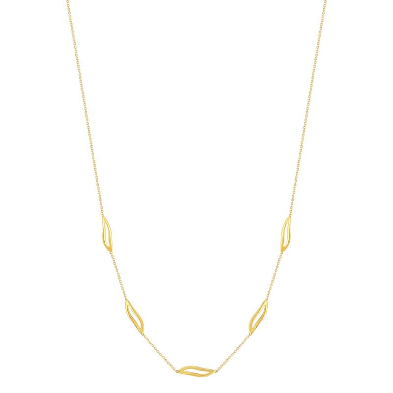 Collier or 750 jaune 45cm - vue 2